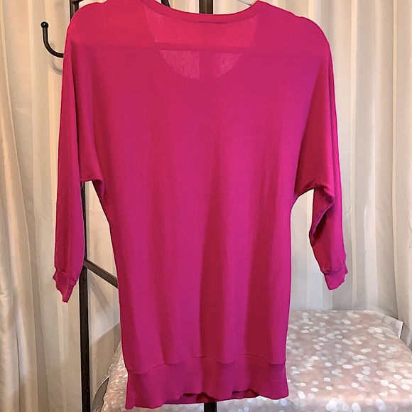 Loft Petite Dark Pink Sweater - Picture 4 of 8